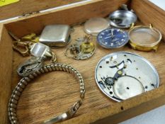 Selection of various vintage watch pieces