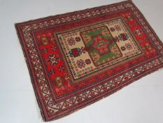 Middle Eastern Red ground carpet