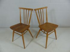 Ercol pair of stickback chairs