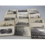 Selection of Railwayana postcards depicting various steam engines - Mostly 19th Century. along