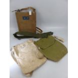 Map Reading case, others and a military belt