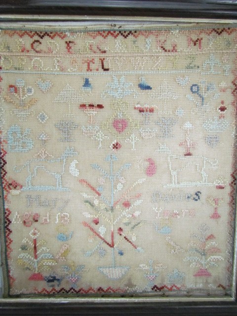 Antique sampler undated - Aged 13 years - Image 2 of 3