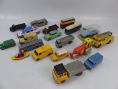 Selection of Dinky and Corgi unboxed cars to include Corgi