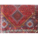 Middle Eastern woollen carpet with all over pattern 207cm x 155cm