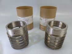 Terence Conran - pair of steel downlighters in tubes