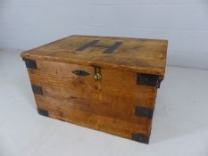 Antique pine small chest