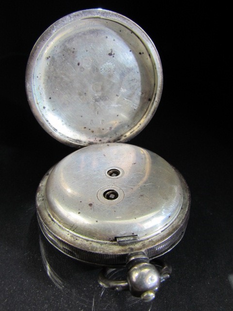 Antique silver pocket watch - 'Fattorini & Sons Ltd Westgate Bradford, Suisse Non-Magnetic Lever ' - Image 5 of 6