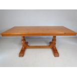 Large pine refectory style dining table