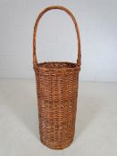 Wicker umbrella/cane stand