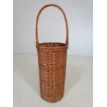 Wicker umbrella/cane stand