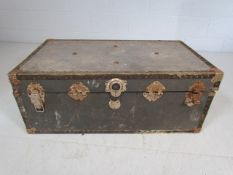 Victorian travel trunk