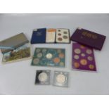 Selection of boxed sets of coins to include Britains Pre Decimal, Irish and others