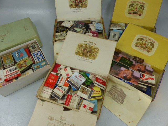 Large quantity of match book covers