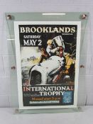 Brookland reproduction poster in pyrex frame