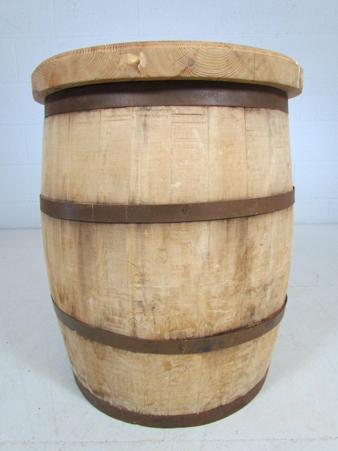 Metal Bound barrel with addition of removable seat
