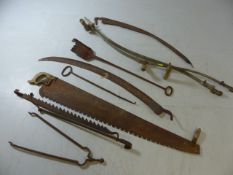 Selection of vintage tools