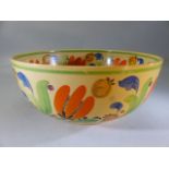 Millicent Taplin for Wedgwood - Large handpainted fruit bowl decorated with crocuses