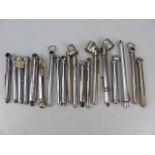 Selection of vintage Tyre gauges to include India, Schrader, Kismet etc