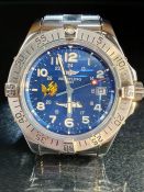 RARE Breitling Superocean Acier Sea King 2006 Limited Edition Automatic Gents Wristwatch. This is