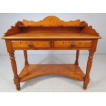 French pine washstand with drawer