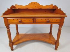 French pine washstand with drawer