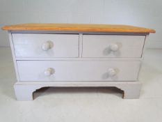 Small painted chest of drawers