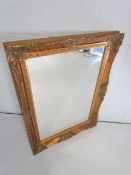 Large gilt framed mirror