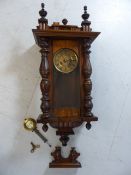 Small Mahogany Wall clock