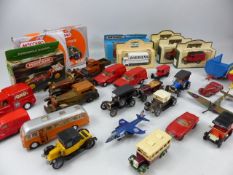 Selection of vintage toy cars