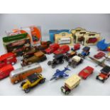 Selection of vintage toy cars