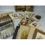 WW1 and WW2 Ephemera to include photographs, postcards etc