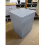 Hardwood coloured laundry bin