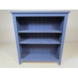 Painted oak bookcase