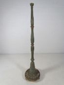 Victorian pine standard lamp