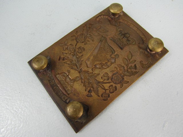 Victorian "18th Royal Irish" Regiment Shoulder Belt Plate - Egypt - Image 2 of 3