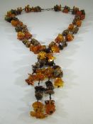 Schubert Amber graduating necklace from Poland approx 81g