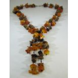 Schubert Amber graduating necklace from Poland approx 81g