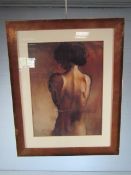 Michael Austin - Print of a nude lady
