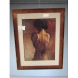 Michael Austin - Print of a nude lady