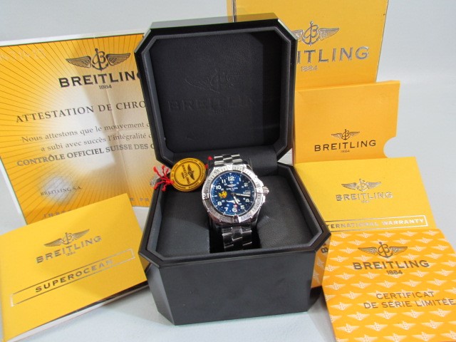 RARE Breitling Superocean Acier Sea King 2006 Limited Edition Automatic Gents Wristwatch. This is - Image 2 of 15
