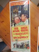 Vintage Poster - 'The Barkleys of Broadway' mentioning Fred Astaire and Ginger Rogers.' 1949.
