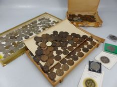 Large selection of coinage - ranging over dates from 19th and 20th century. Florin, pences, crowns