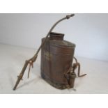 Vintage copper and brass Knapsack sprayer