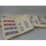 Two Stamp albums - One containing Mint Post Decimal stamps c.1980's along with An album containing