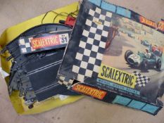 Vintage Scalextric boxed set with track and cars