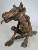 Balinese wooden Spirit dog