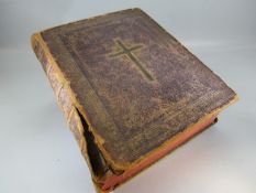 Antique large family bible.