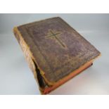 Antique large family bible.