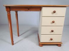 Modern Pine dressing table with drawers