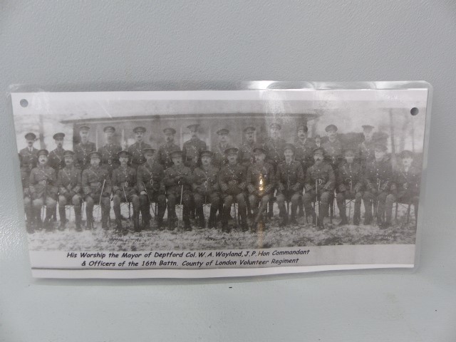 Silverplated Trophy of large form with cover and stand. Titled to Battalions South London RegT - Image 7 of 7